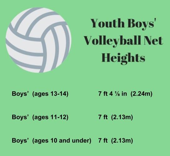 Boys Volleyball Net Height