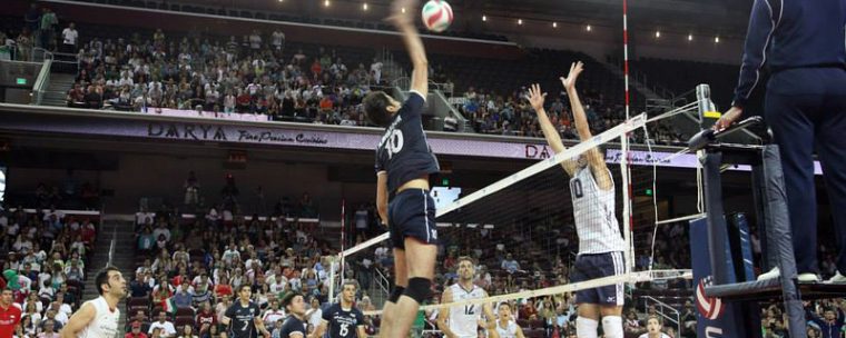 Volleyball Roll Shot